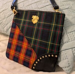 Mac tartan cross body bag like new